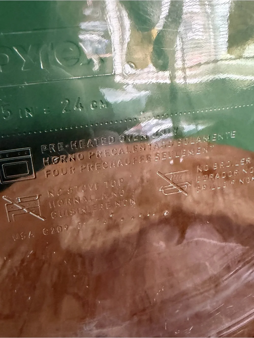 Pyrex vintage clear